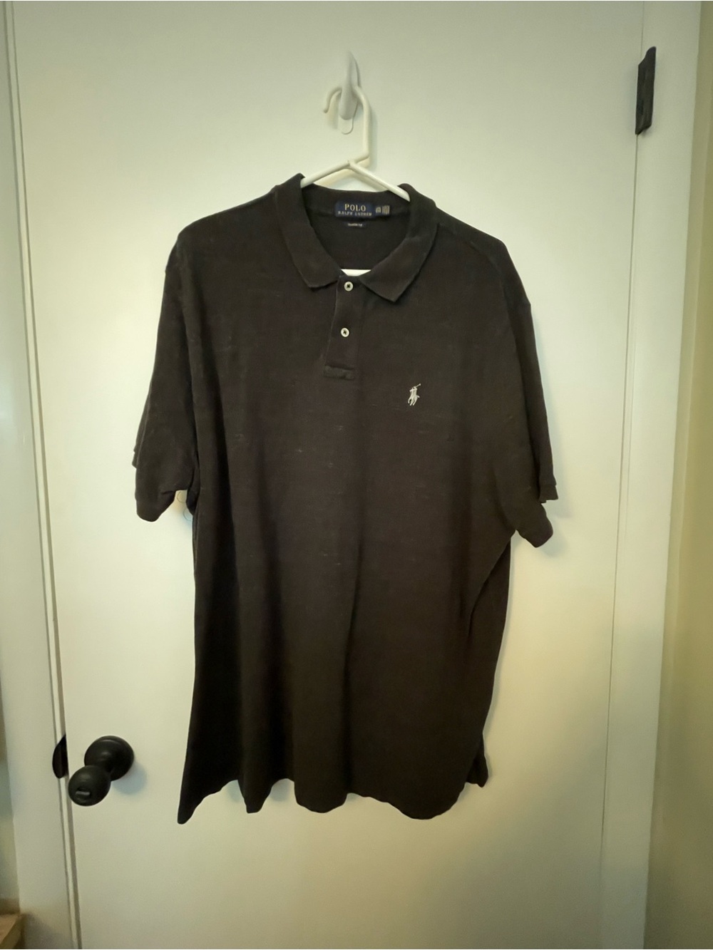 Polo by Ralph Lauren Charcoal Classic Polo Shirt, SZ XXL.